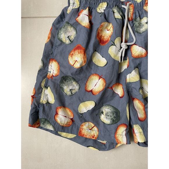 Izod Swim Swimwear Trunk Multicolor Print Swimsuit FLAW - Picture 3 of 11